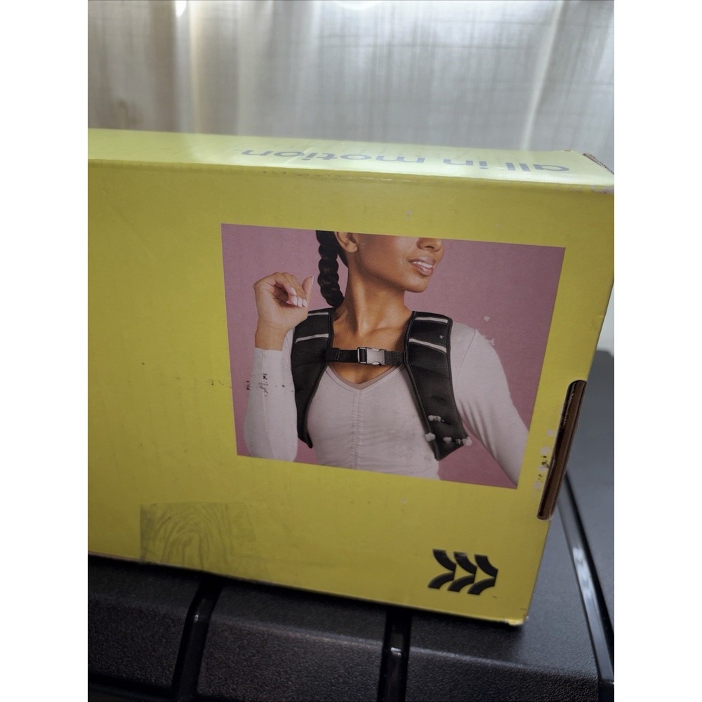 All in Motion 8lb Weighted Vest, One Size Fits Most Adjustable Fit (NEW IN BOX) - Picture 4 of 6